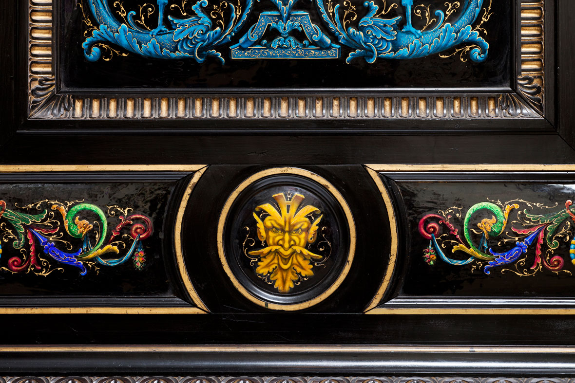 Large Enamel Mirror